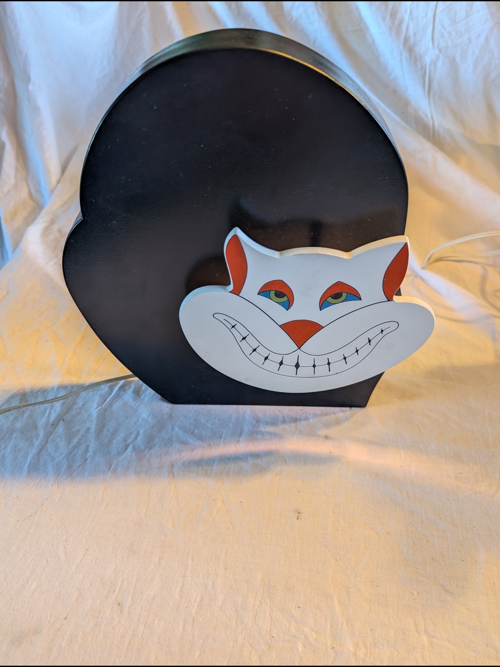 2/60$ Vintage Black and White Cat Face Accent night Light
